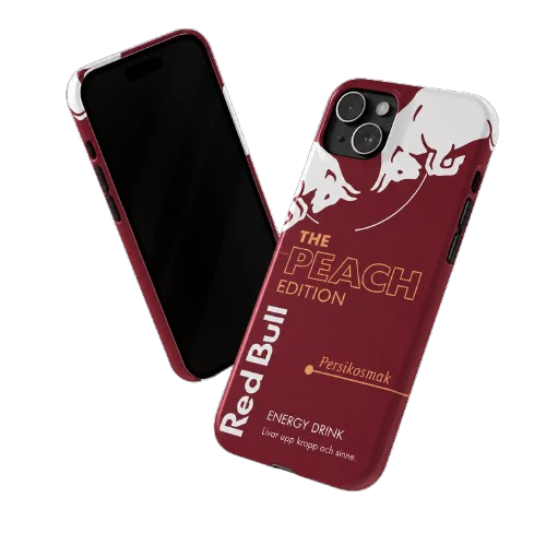 Red Bull Phone Case Peach Edition