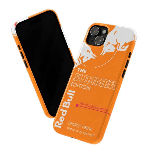 Red Bull Phone Case Apricot Strawberry Edition