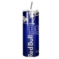 Red Bull Cup With Straw Blueberry Edition